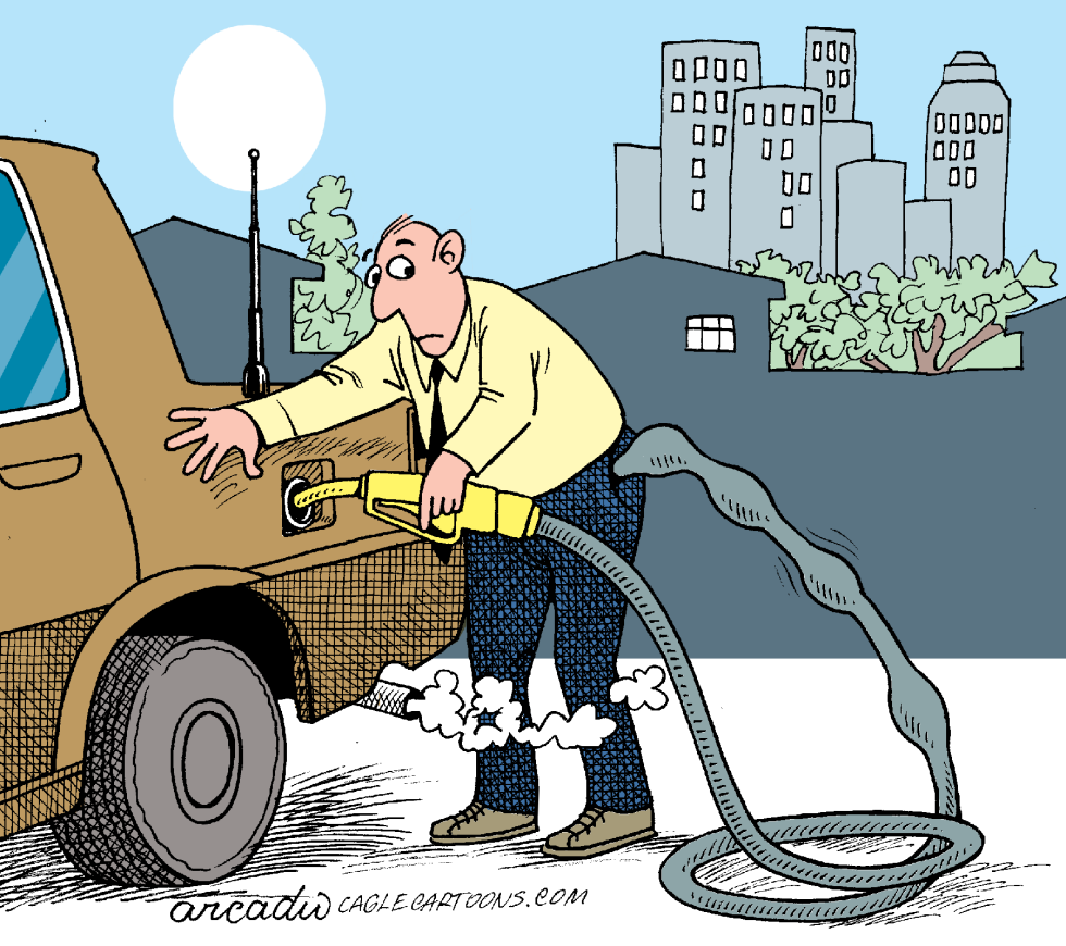  PUMPING GAS by Arcadio Esquivel