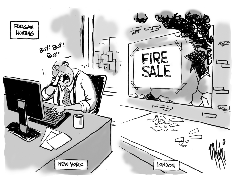 Bargain Hunting bw