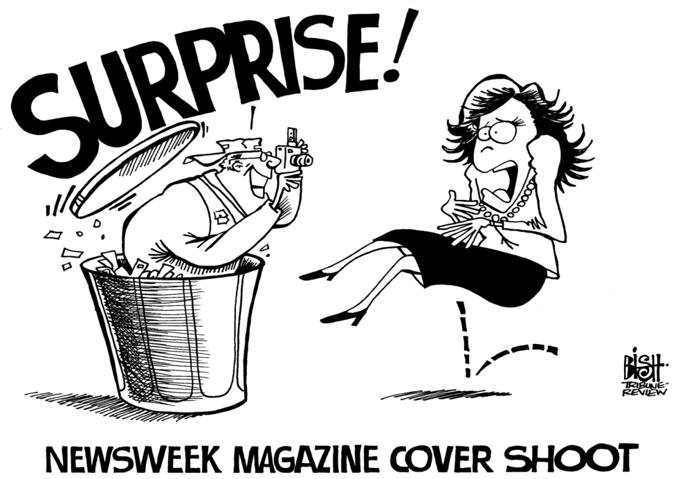 NEWSWEEK COVER, B/W