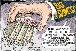 PUBLIC LIBRARY PRIVATIZATION  by Monte Wolverton
