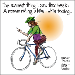 ON BIKING by Terry Mosher