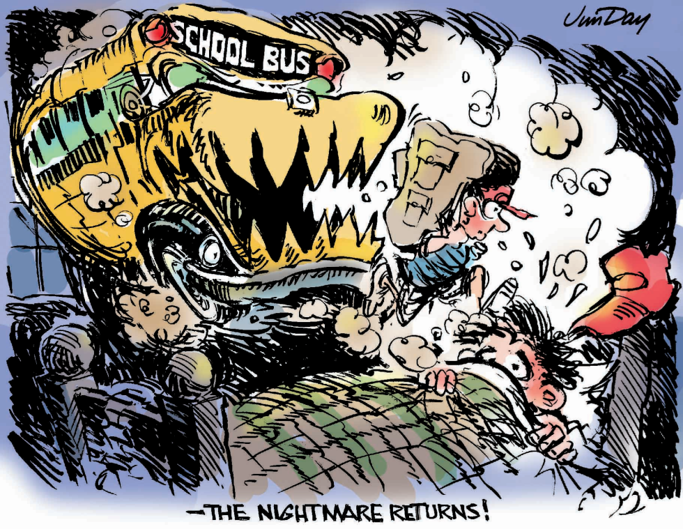 School begins -- and the nightmare returns