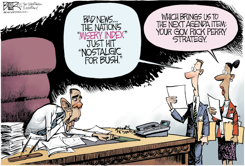 MISERY INDEX  by Nate Beeler