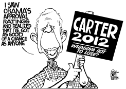 THE RETURN OF JIMMY CARTER, B/W by Randy Bish