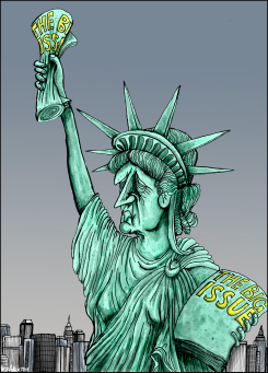 AMERICA IN FINANCIAL DIFFICULTIES by Brian Adcock