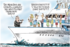 WARREN BUFFETT by Joe Heller