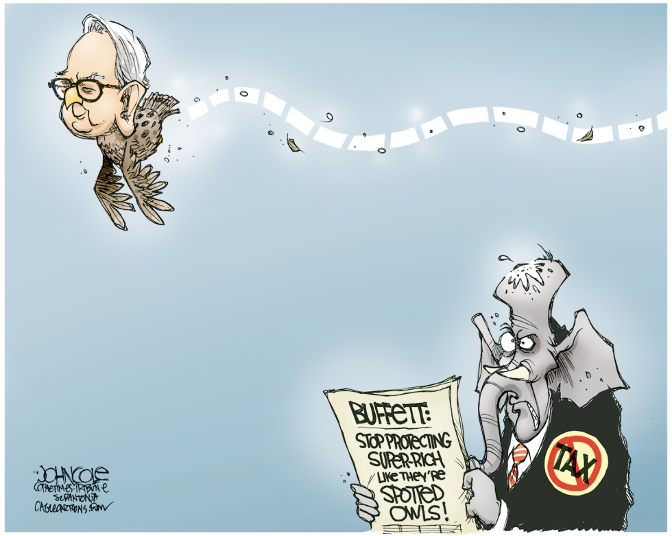 Warren Buffett and taxes COLOR
