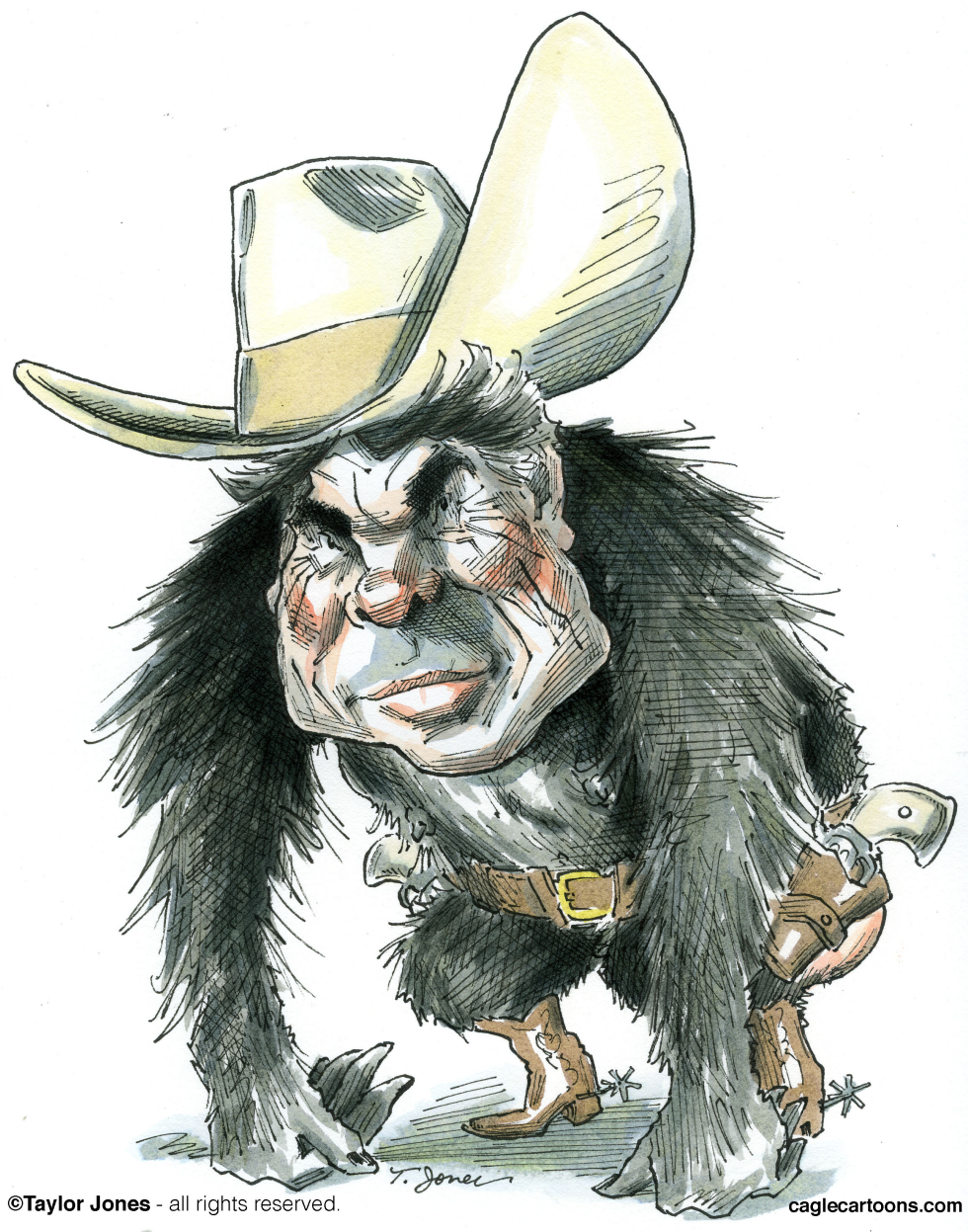 Rick Perry - Simio Vaquero / COLOR