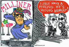 KHADAFI HIDES by Randall Enos