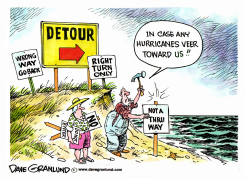 HURRICANE PATHS by Dave Granlund