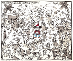 WHERES GADDAFI by Peter Lewis