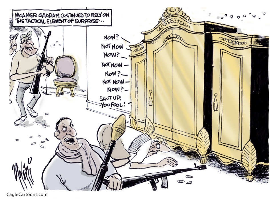 Gaddafi In Hiding