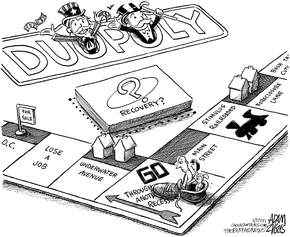  DUOPOLY by Adam Zyglis