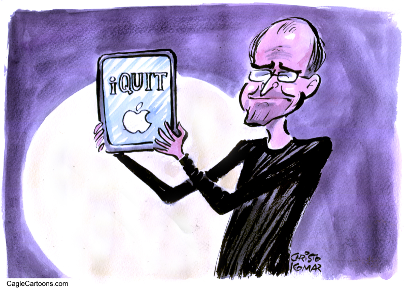 Steve Jobs Apple resigns iPad