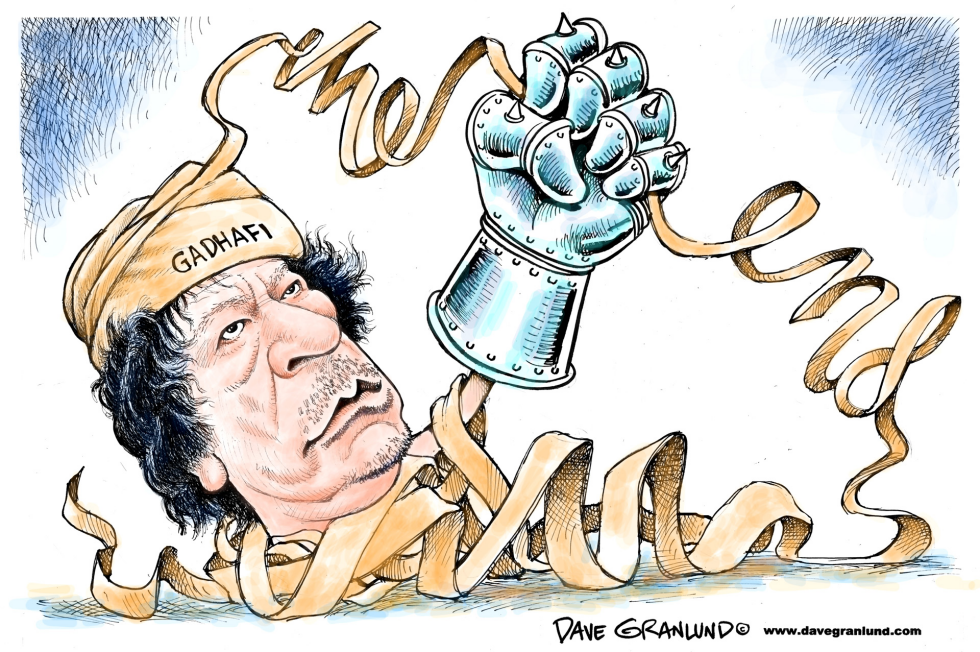 End of Gadhafi