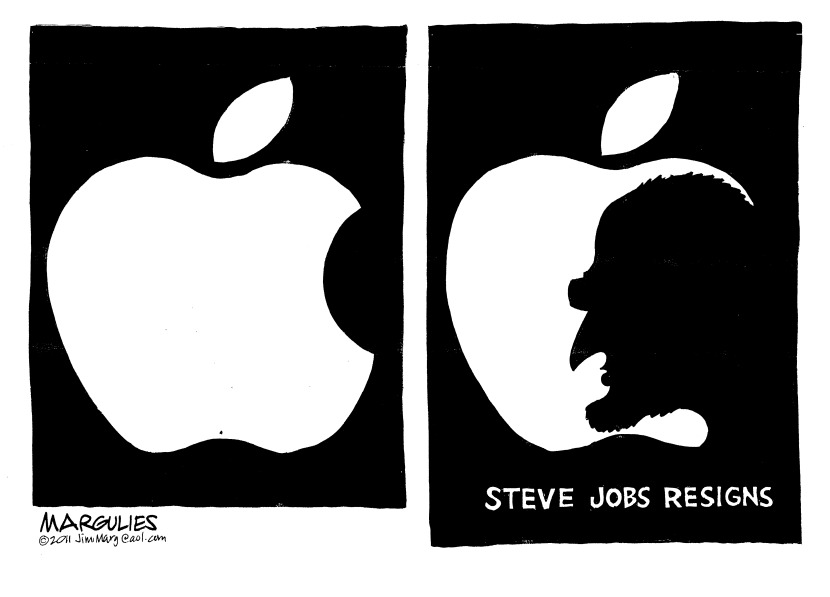 Steve Jobs resigns