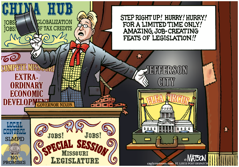 Local MO-Governor Nixon Calls Legislature Into Special Session-COLOR