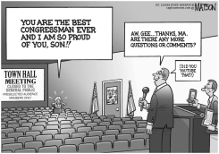 CONGRESSMAN RESTRICTS ACCESS TO TOWN HALL MEETING by R.J. Matson