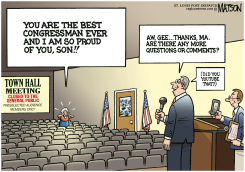 CONGRESSMAN RESTRICTS ACCESS TO TOWN HALL MEETING by R.J. Matson
