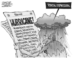 TOPICAL DEPRESSION BW by John Cole