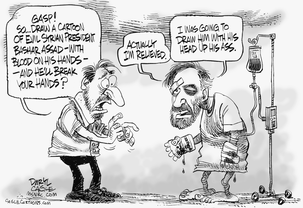 Syrian Cartoonist Ali Ferzat