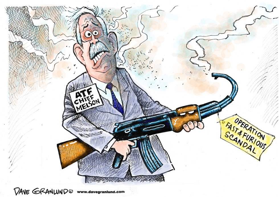  ATF CHIEF MELSON REMOVED by Dave Granlund