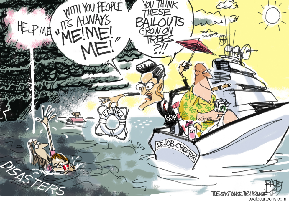  DISASTER DEADBEATS by Pat Bagley