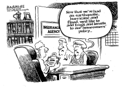 EARTHQUAKE, HURRICANE, FLOODS by Jimmy Margulies