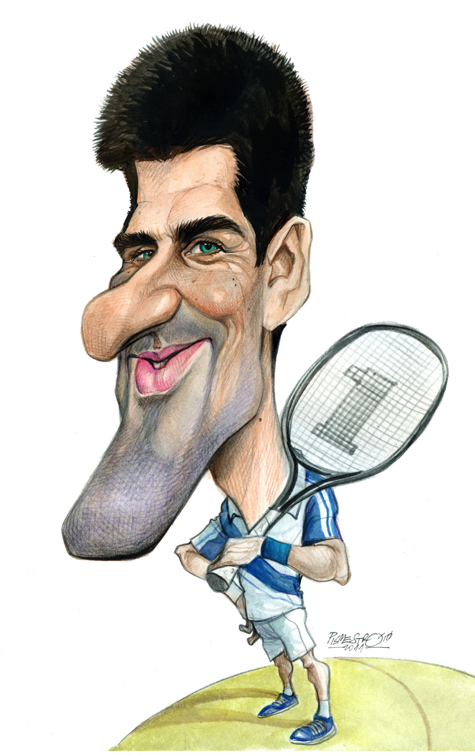  NOVAK DJOKOVIC by Petar Pismestrovic