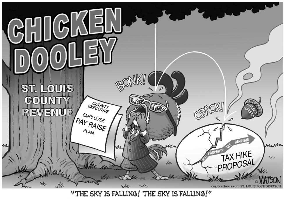 Local MO- St. Louis County Executive Exaggerates Budget Shortfall