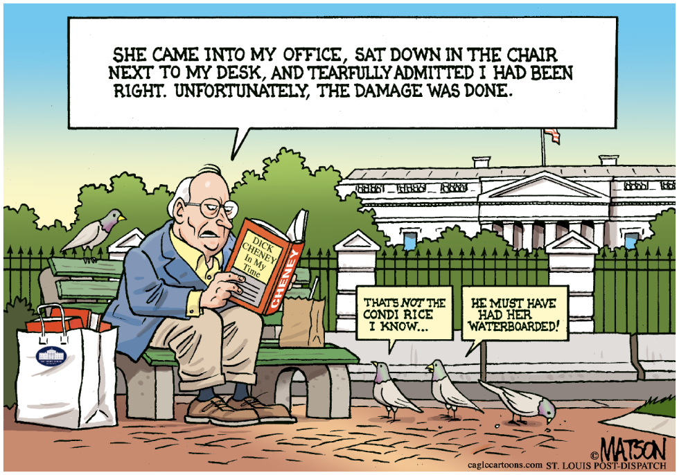 Dick Cheney Book Reading-COLOR