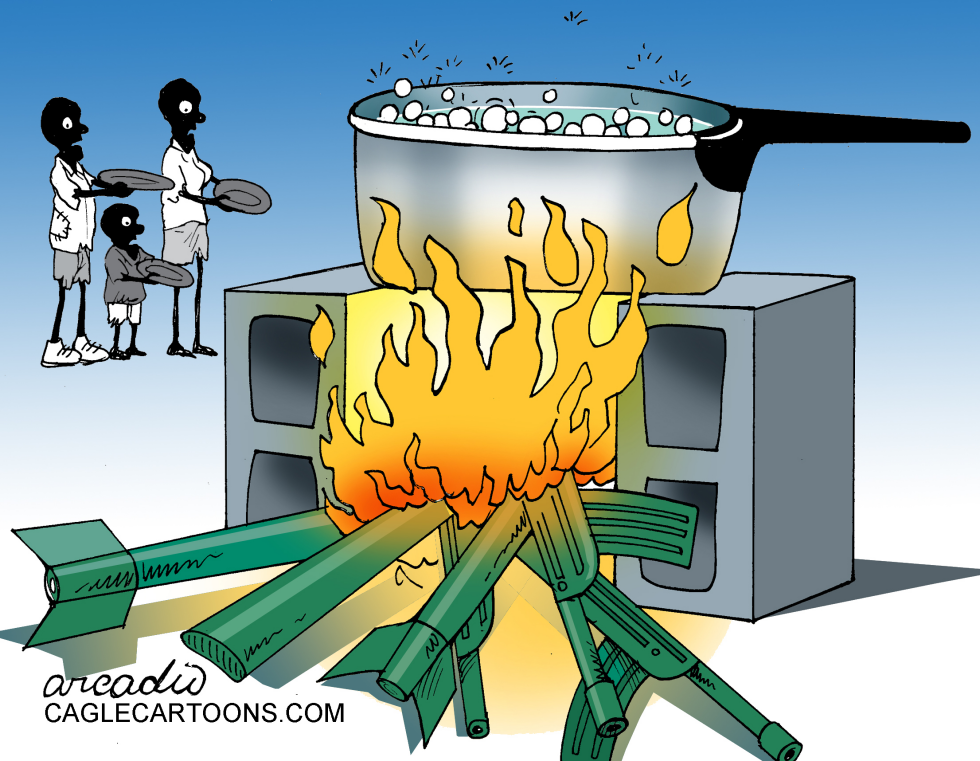 Armas para dar comida