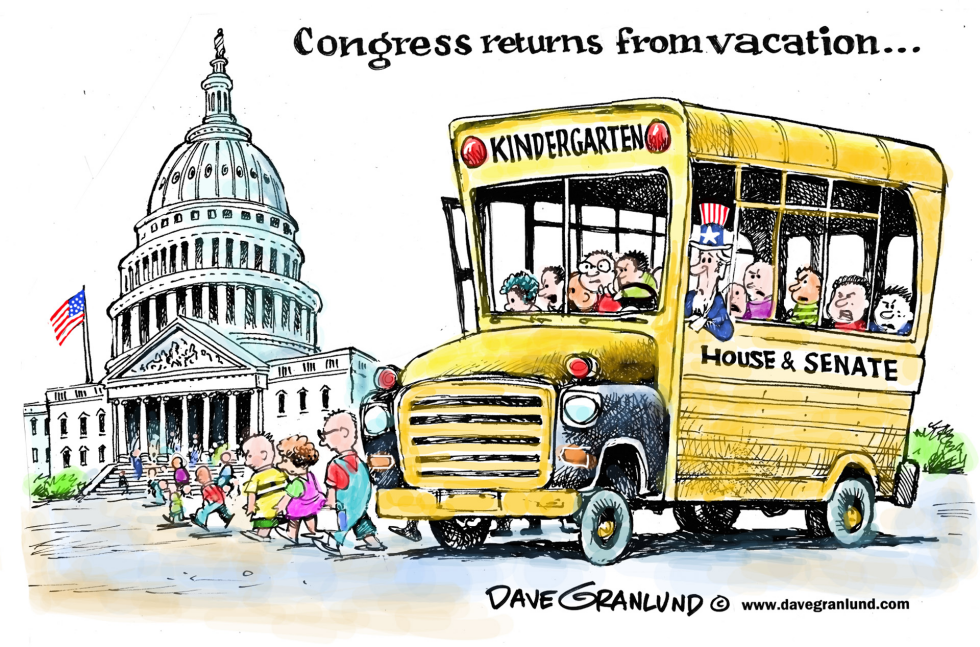  CONGRESS RETURNS by Dave Granlund