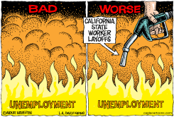 LOCAL-CA CALIFORNIA STATE WORKER LAYOFFS  by Monte Wolverton