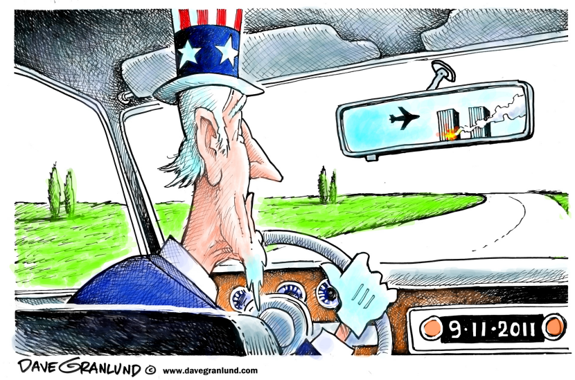 Sept 11 rearview mirror