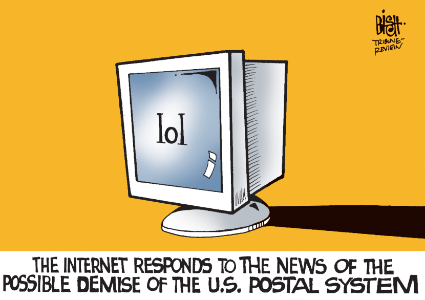 INTERNET AND THE POSTAL SERVICE, COLOR