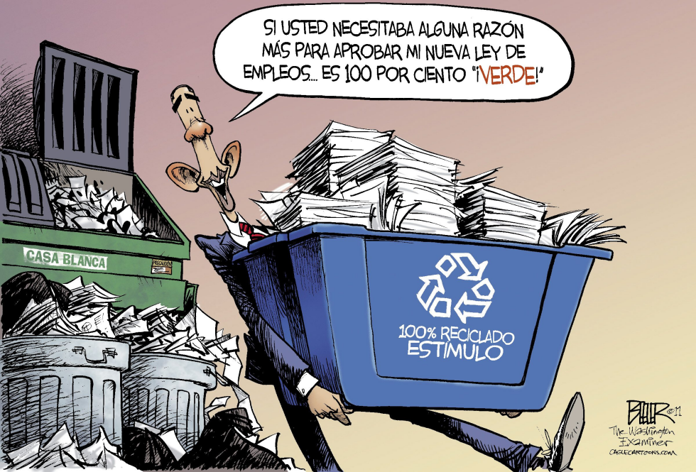  EMPLEOS VERDES  by Nate Beeler