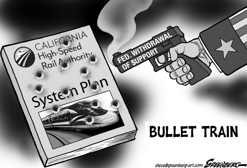 CALIF BULLET TRAIN bw