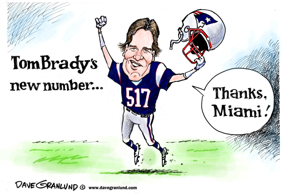 Tom Brady 517 yards