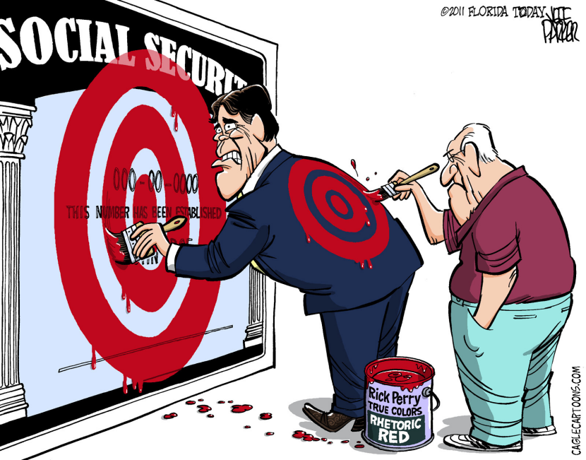 Rick Perry Social Security Target
