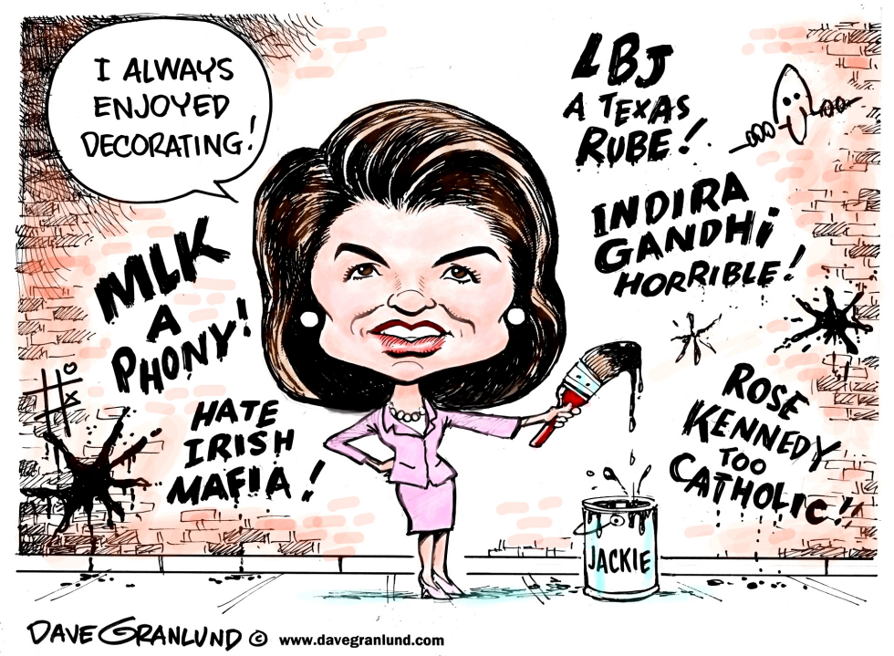  JACKIE KENNEDY OPINIONS by Dave Granlund