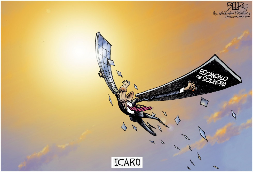  SOLYNDRA Y OBAMA  by Nate Beeler