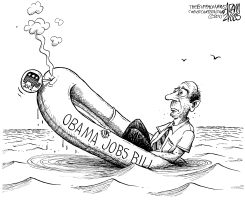 DEFLATED by Adam Zyglis