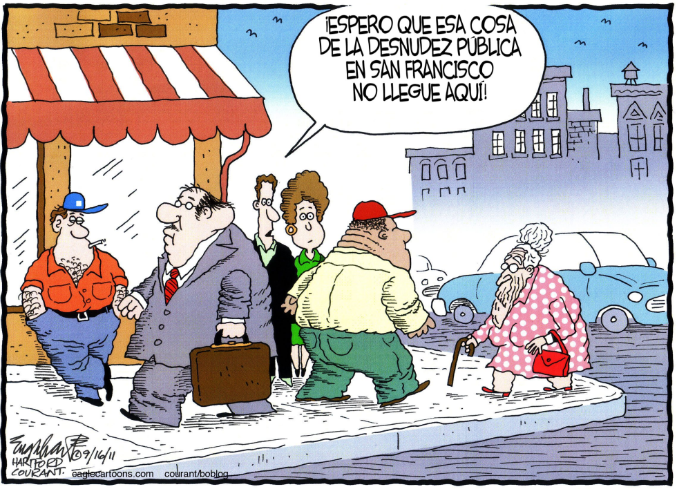  DESNUDEZ EN SAN FRANCISCO  by Bob Englehart