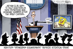 SPONGEBOB  by Nate Beeler