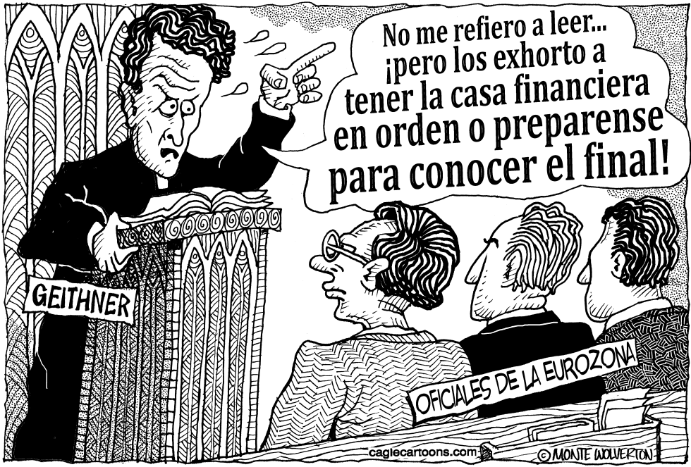 Geithner predica en la Eurozona