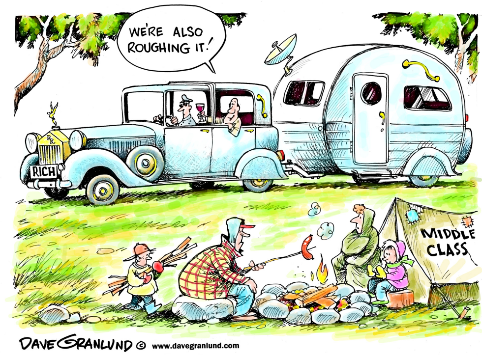 Rich and middle class