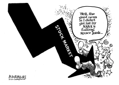 STOCK MARKET FALLS by Jimmy Margulies