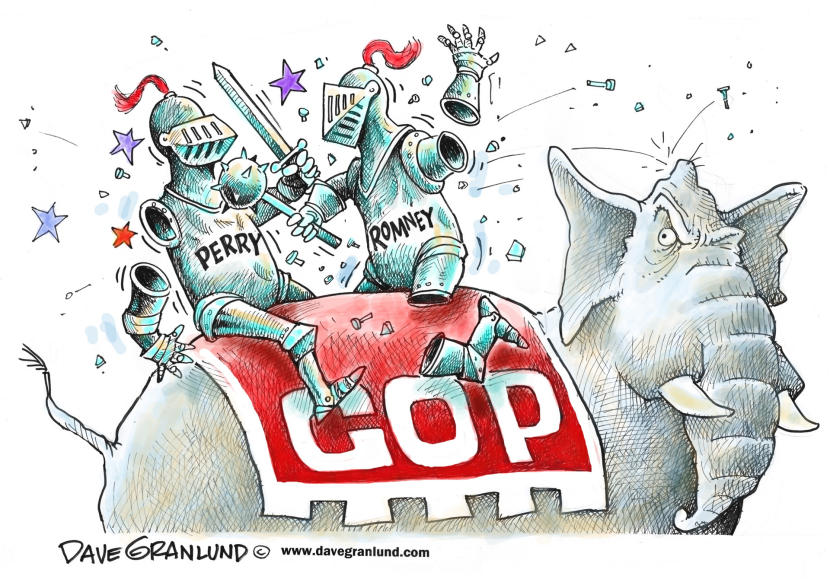Clash of Perry and Romney