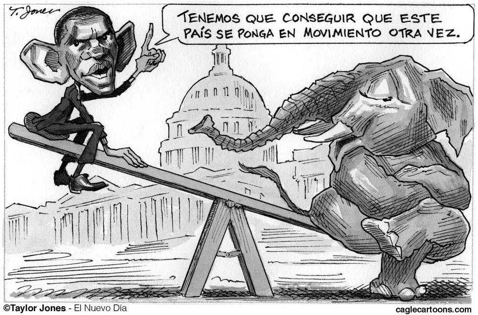  OBAMA Y EL ELEFANTE by Taylor Jones